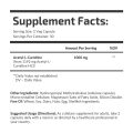 Ацетил-L-карнітин FUELUP Acetyl-L-Carnitine 500 мг, Енергія та метаболізм, 60 капсул - Зображення 4