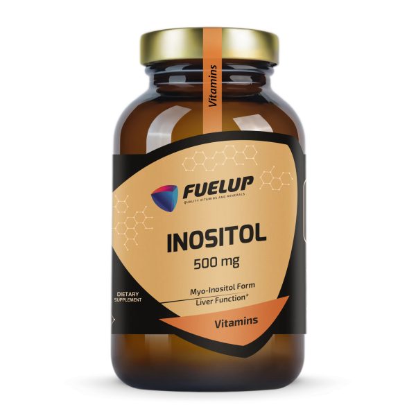 Інозитол FUELUP Inositol 500 мг, Підтримка нервової системи та метаболізму, 90 капсул