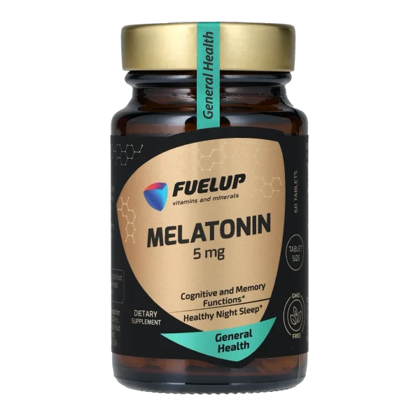 Мелатонін FUELUP Melatonin 5 мг, Здоровий та глибокий сон, 60 таблеток