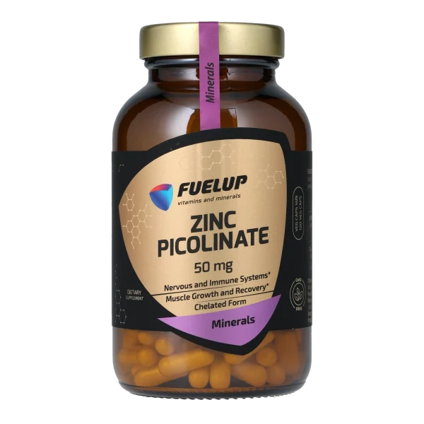 Цинк піколінат FUELUP Zinc Picolinate 50 мг, Імунітет та здоров'я шкіри, 120 капсул
