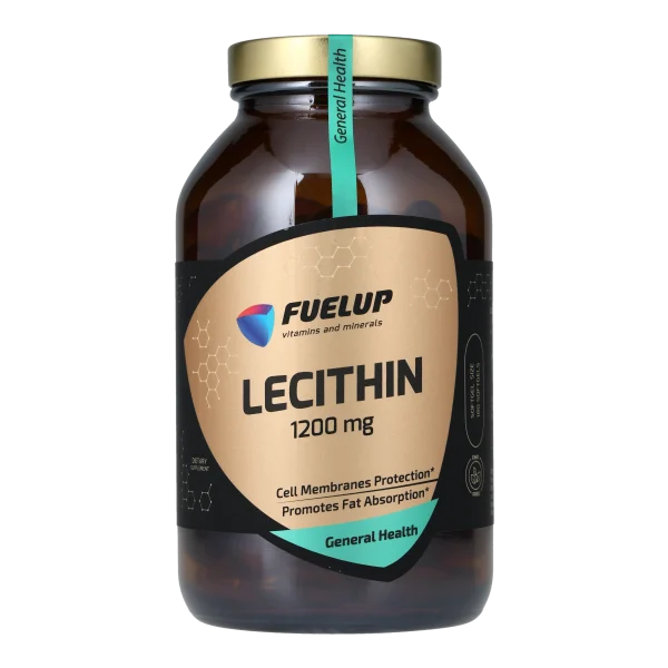 Лецитин FUELUP Lecithin 1200 мг, Підтримка мозку та печінки, 180 капсул