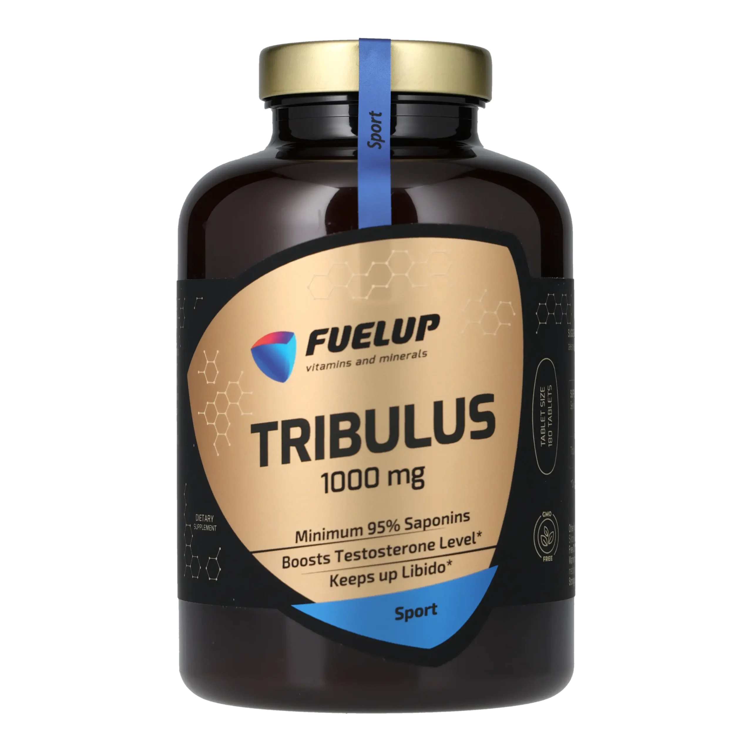 fu-0469_1.webp Трибулус FUELUP Tribulus 1000 мг, Чоловіча сила та енергія, 180 таблеток - Зображення 1