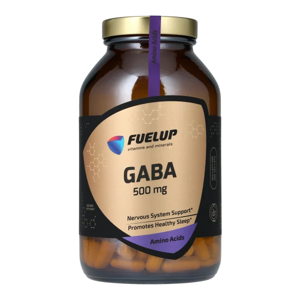 ГАМК FUELUP GABA 500 мг, Антистрес та розслаблення, 200 капсул