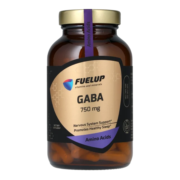 ГАМК FUELUP GABA 750 мг, Антистрес та розслаблення, 100 капсул