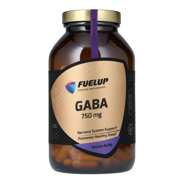 ГАМК FUELUP GABA 750 мг, Антистрес та розслаблення, 200 капсул