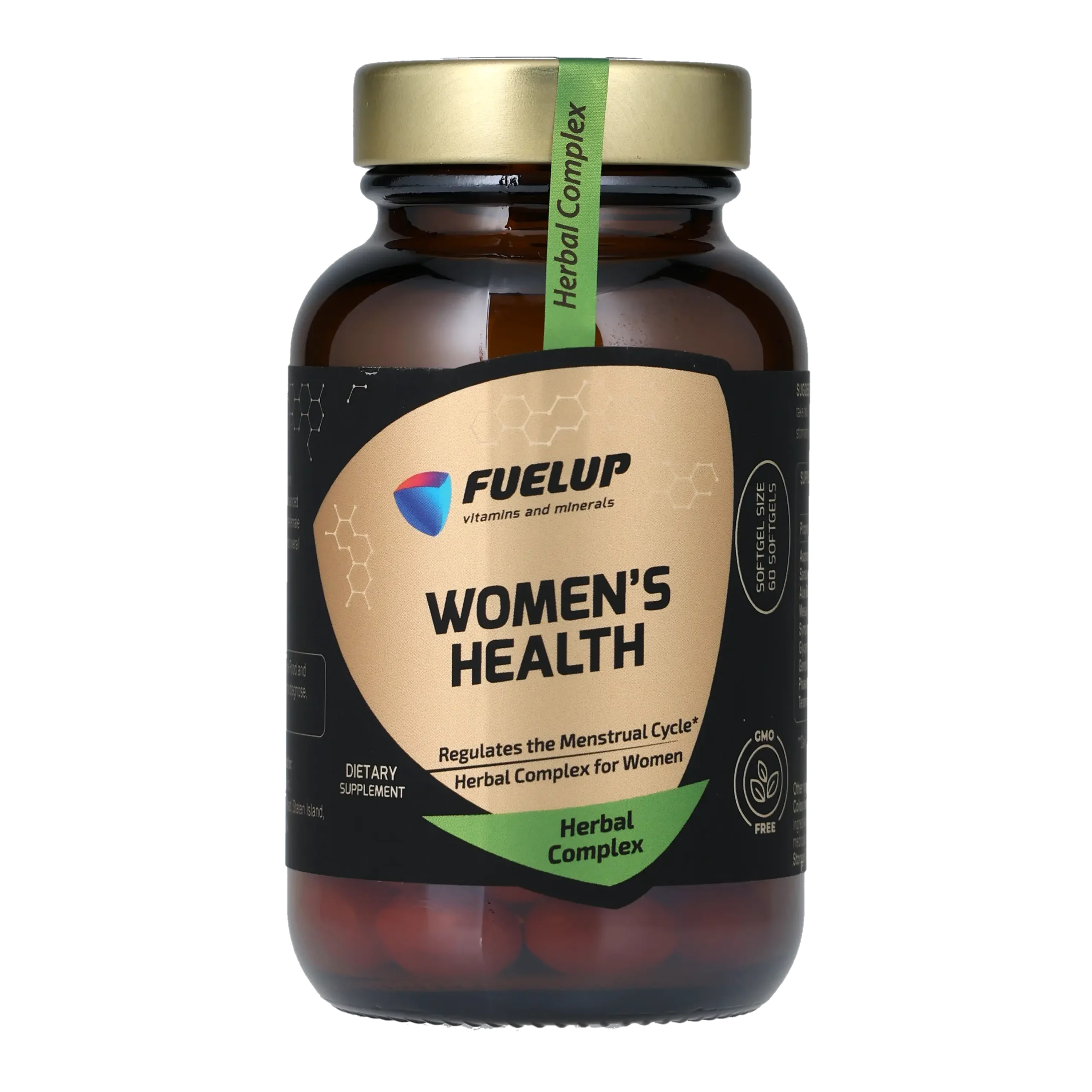 fu-0612_1.webp Жіночий комплекс FUELUP Women's Health, Підтримка здоров'я та краси, 60 капсул - Зображення 1