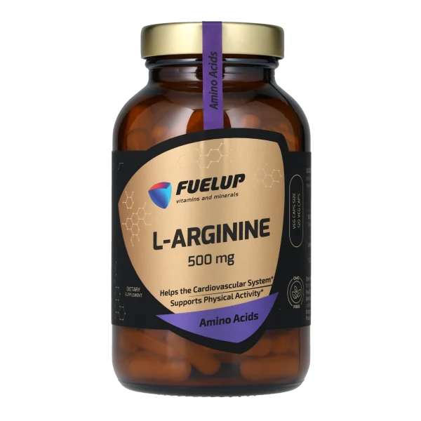 L-аргінін FUELUP L-Arginine 500 мг, Кровообіг та фізична витривалість, 120 таблеток