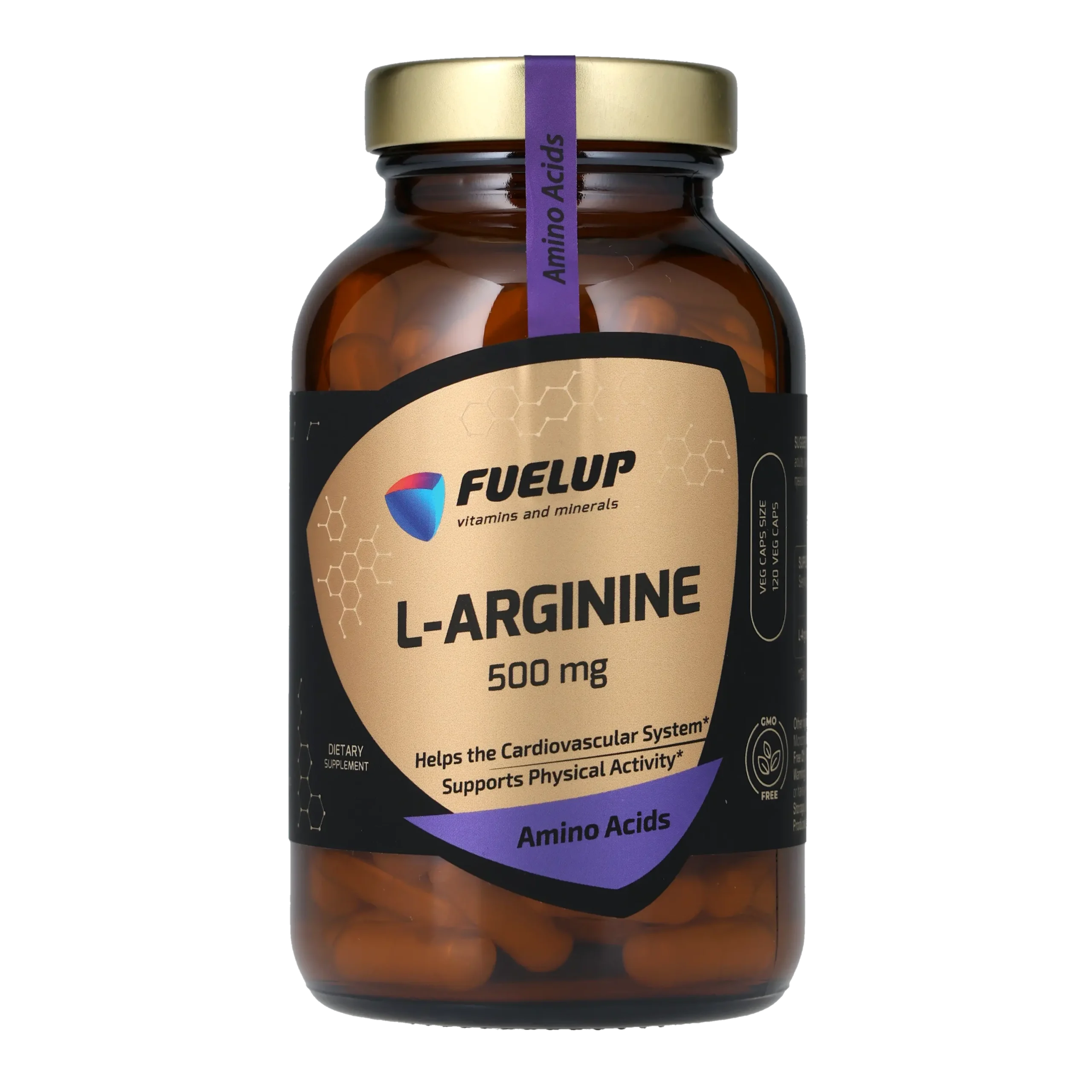 fu-0704_1.webp L-аргінін FUELUP L-Arginine 500 мг, Кровообіг та фізична витривалість, 120 таблеток - Зображення 1