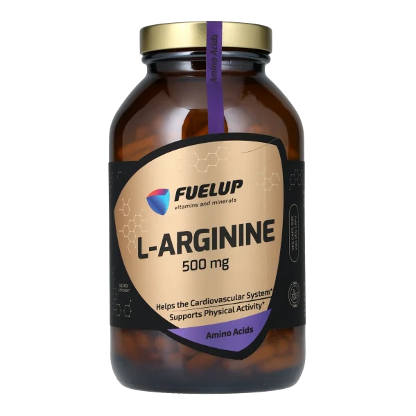 L-аргінін FUELUP L-Arginine 500 мг, Кровообіг та фізична витривалість, 240 таблеток