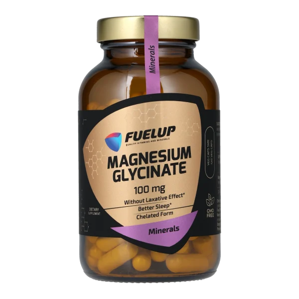 Магній гліцинат FUELUP Magnesium Glycinate 100 мг, Розслаблення та здоровий сон, 120 капсул