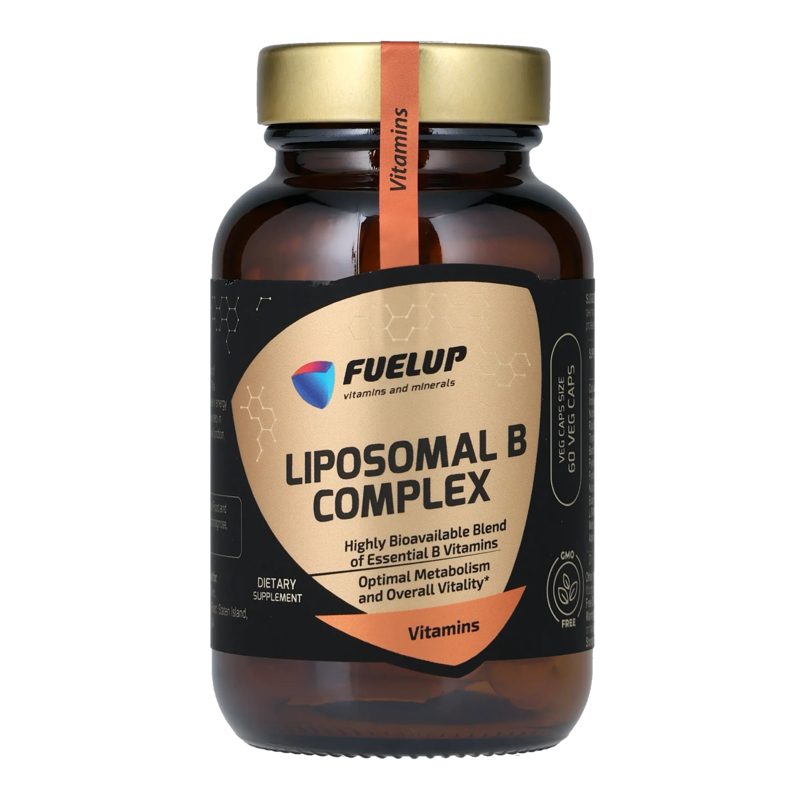 fu-1152_1.webp Ліпосомальний В-комплекс FUELUP Liposomal B Complex, Енергія та нервова система, 60 капсул - Зображення 1
