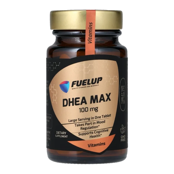 ДГЕА FUELUP DHEA MAX 100 мг, Підтримка гормонального балансу та енергії, 60 таблеток